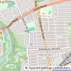 Map of Newcastle Upon Tyne