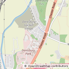 Map of Warrington, Cheshire