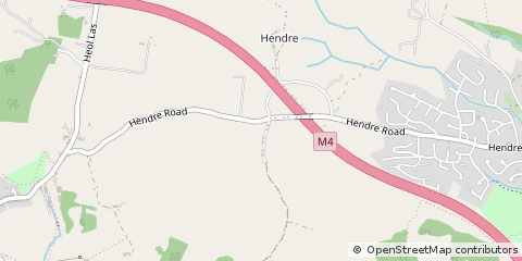 Map of Bridgend