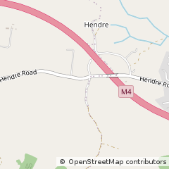 Map of Bridgend