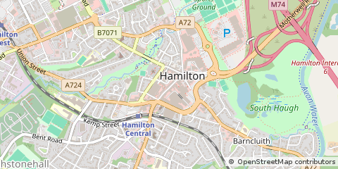 Map of Hamilton