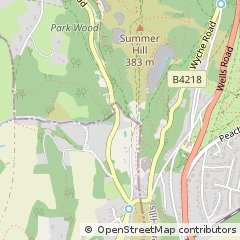 Map of Great Malvern, Herefordshire