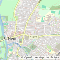 Map of ST. Neots, Cambridgeshire