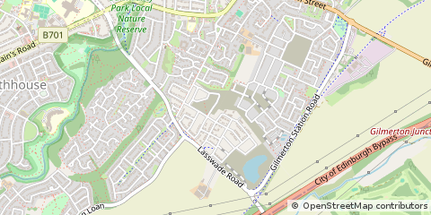Map of Edinburgh, Midlothian