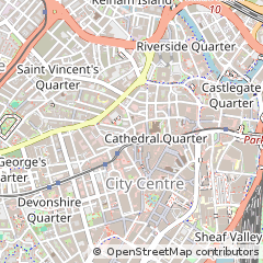Map of Sheffield