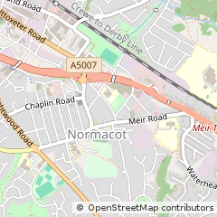Map of Near Longton,, Stoke-on-Trent
