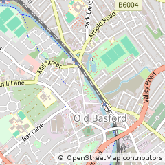 Map of Basford, Nottingham
