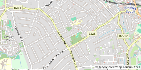 Map of Bromley