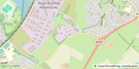 Map of Neith, North Ayrshire
