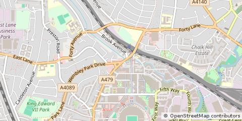 Map of Wembley