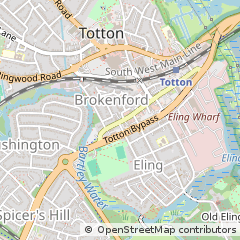 Map of Southampton