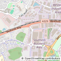 Map of Bracknell, Berkshire