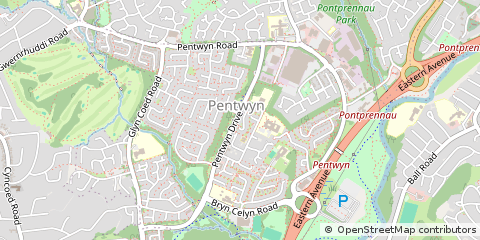 Map of Cardiff