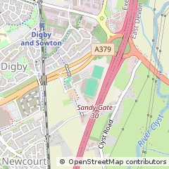 Map of Exeter, Devon