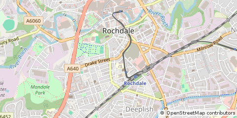 Map of Rochdale