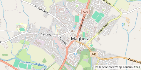 Map of Maghera