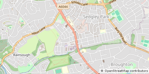 Map of Manchester