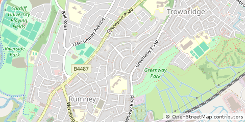 Map of Cardiff
