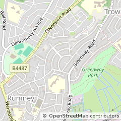 Map of Cardiff