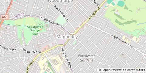Map of Nottingham