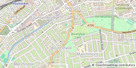 Map of Edinburgh