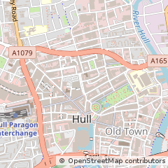 Map of Hull, East Yorkshire