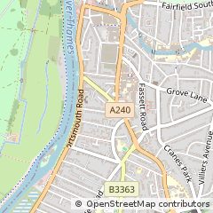 Map of Kingston Upon Thames