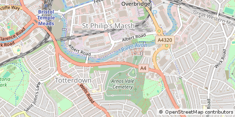 Map of Bristol, Avon