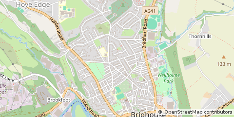 Map of HD6 2BH, West Yorkshire