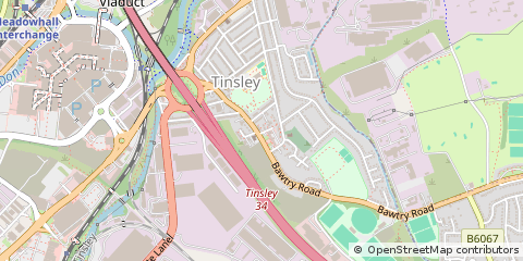 Map of Sheffield