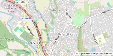 Map of Bingley