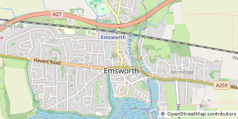 Map of Emsworth
