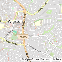 Map of Leicester