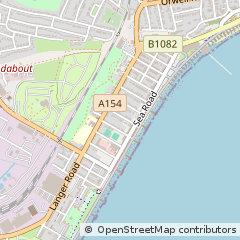 Map of Felixstowe, Suffolk