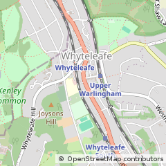 Map of Whyteleafe, Surrey