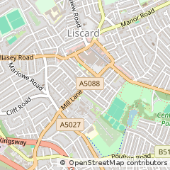 Map of Wallasey