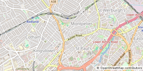 Map of Bristol