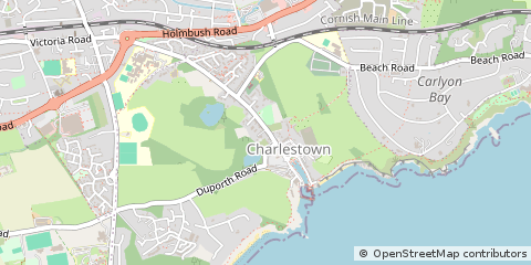 Map of ST. Austell, Cornwall