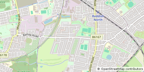 Map of Stockport