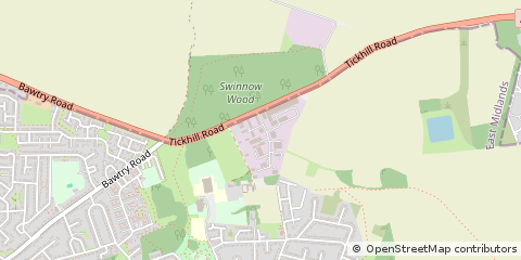 Map of Doncaster