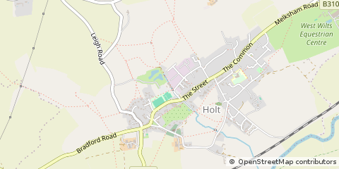 Map of Holt, Wiltshire
