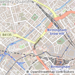 Map of Birmingham, West Midlands