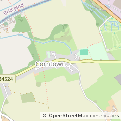 Map of Bridgend