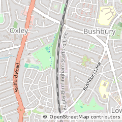 Map of Wolverhampton, West Midlands