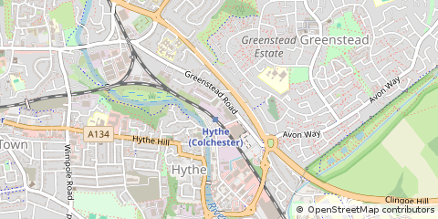 Map of Colchester