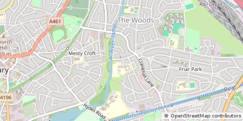 Map of Wednesbury, West Midlands