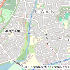 Map of Wednesbury, West Midlands