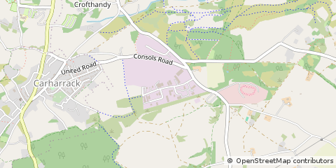Map of Redruth, Cornwall