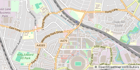 Map of Wembley