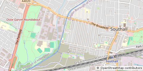 Map of Southall